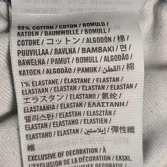 HOLLISTER 26x28 GIRL 3s STRIGHT BOOT PRE-OWNED STRECH DENIM DISTROYED JEANS - Picture 6 of 8